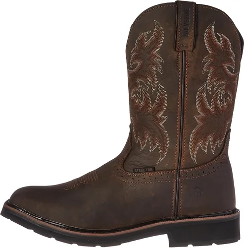 Vista 8 de Wolverine Botas de trabajo Rancher de 10 pulgadas con punta cuadrada de acero