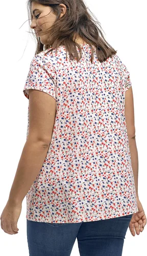 Vista 6 de Ellos Camiseta con cuello en V torcido en talla grande