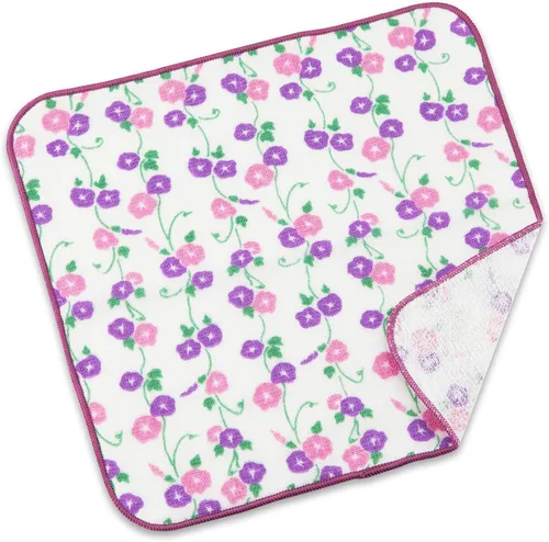 Vista 10 de NOREN Toalla de mano japonesa (Senshu Osaka Towel - Apple) Toalla de algodón, fabricada en Japón, 100% algodón, de secado rápido, absorbente, ultra