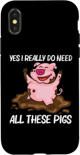 Vista 4 de iPhone 15 Funny Pig Design For Men Women Hog Farmer Farm Animal Lovers Case