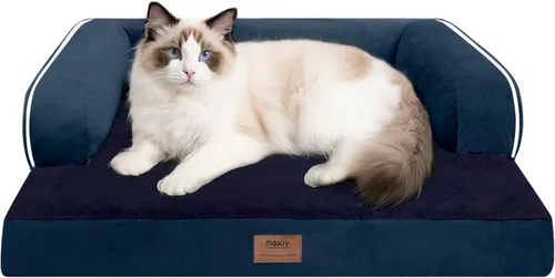 Vista 130 de Cama pequeña para perros y sofá para gatos, camas ortopédicas impermeables para perros pequeños, cama para gatos, sofá para mascotas cómodo