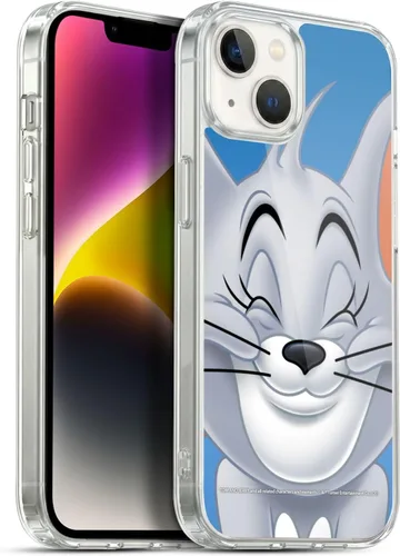 Vista 70 de Head Case Designs Funda de gel de cara completa con licencia oficial de Tom y Jerry Jerry [protección de grado militar] compatible con Apple iPhone