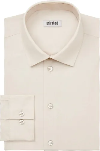 Vista 3 de Kenneth Cole Camisa de vestir para hombre, ajuste regular, color liso
