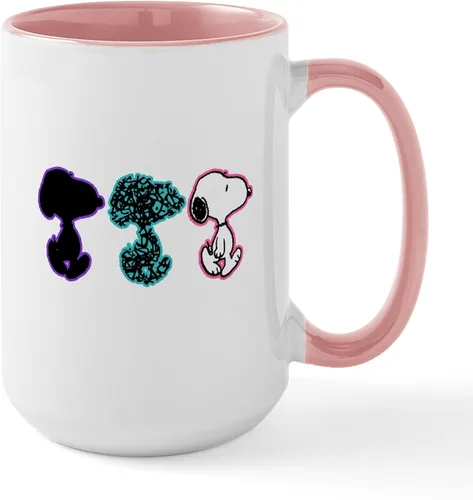 Vista 111 de CafePress SNOOPY Joe Cool - Taza de café de cerámica (15.0 fl oz)
