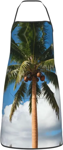 Vista 20 de Colorful Stars Delantal con bolsillos, delantales resistentes a las gotas de agua para mujeres y hombres, delantal ideal para uso doméstico