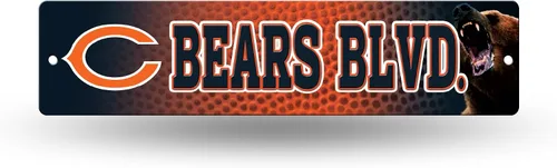 Vista 33 de Señal de calle de plástico NFL Rico Industries 4" x 16
