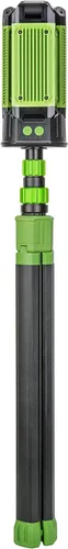 Vista 10 de PowerSmith Luz de trabajo recargable con soporte de 4500 lúmenes, luz de trabajo magnética, construcción de trípode de metal duradero, paneles