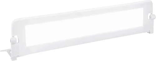 Vista 20 de BABY JOY - Barandillas de cama para niños pequeños, extralargas, protector de cama de seguridad abatible para cuna convertible, barandilla plegable