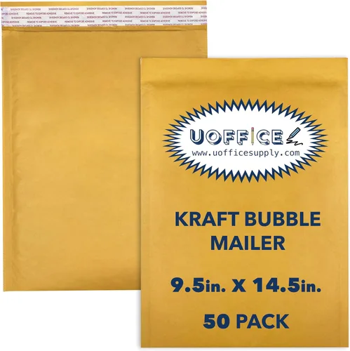 Vista 23 de Sobres de burbujas de papel kraft, 100 sobres acolchados pequeños #0-6 x 10 pulgadas, sobres de burbujas de papel kraft, sobres protectores, sobres