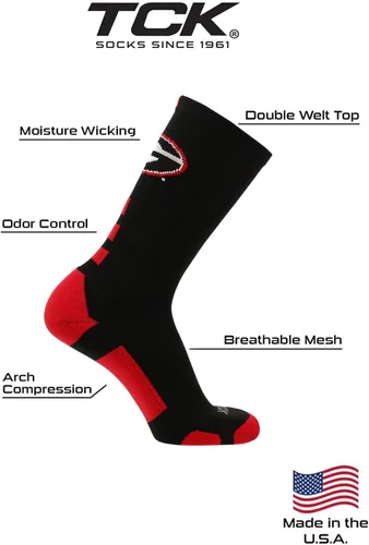 Vista 3 de Calcetines Alabama Crimson Tide Baseline Crew