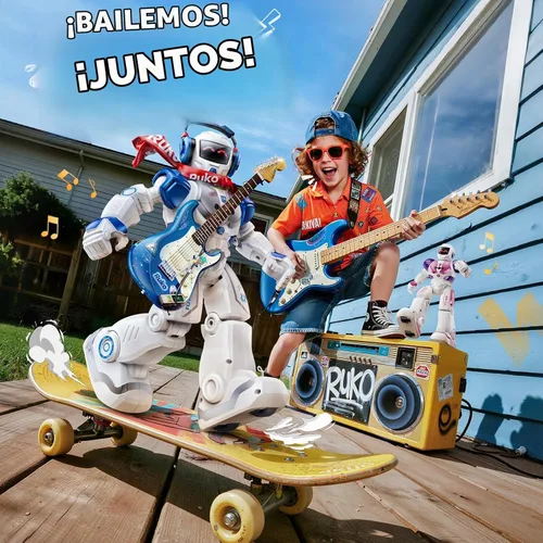 Vista 3 de Ruko 6088 Robot programable para niños de 3 a 6 años, azul clásico