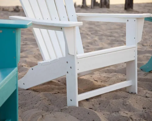 Vista 7 de POLYWOOD South Beach Adirondack, sillón ideal para la playa., Verde
