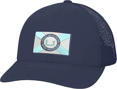 Vista 75 de HUK - Gorra de camionero de malla para hombre con cierre a presión Gorra de pesca antirreflectante