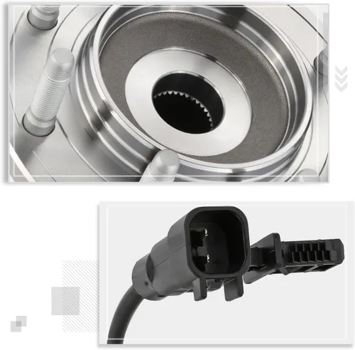 Vista 5 de [Left/Right Side] Front Wheel Bearing Hub Assembly w/ABS Sensor Compatible with 11-20 Silverado/Sierra 2500 3500