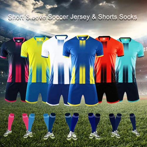 Vista 3 de Casmyd Brazil Soccer Jersey+Shorts Kids 2022 World Cup NeyMARR #10 Football Jersey Set Sports Fan Shirts for BoysGirls