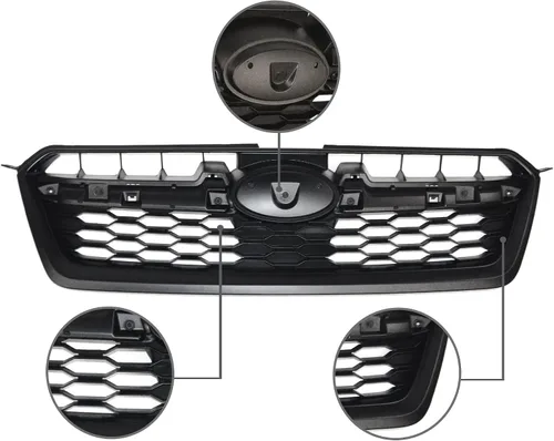 Vista 4 de Parrilla negra para Subaru Impreza SU1200158 91122FJ000 2012 2013 2014