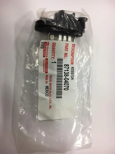 Vista 3 de TOYOTA Genuine Actualizado Resistor del Motor del Soplador y Conector de Coleta para Tacoma 2005-2017 - Partes 82141-04Q80 y 87138-04070