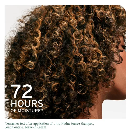 Vista 3 de Biolage Ultra Hydra Source - Crema sin enjuague, hidrata y controla el encrespamiento, para cabello muy seco, grueso, infundido con microdosificado