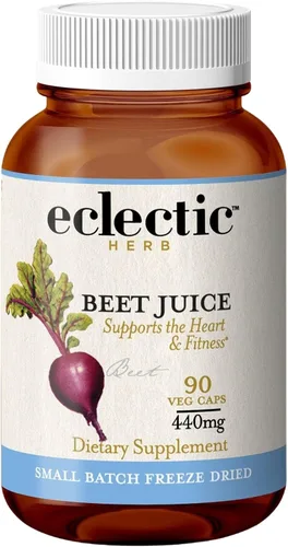 Vista 9 de Eclectic Herb - Cápsulas de jugo de remolacha orgánica Suplemento de hierbas naturales Salud cardiovascular premium y apoyo a la circulación