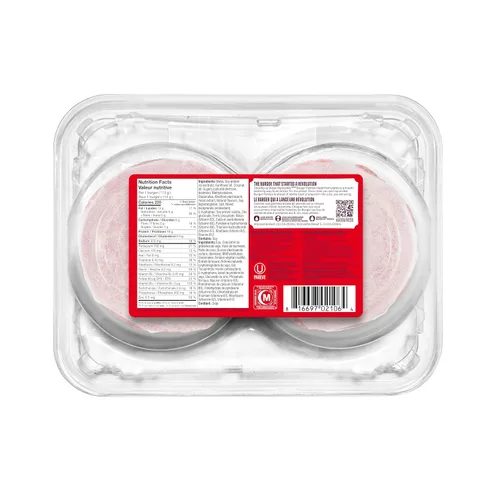 Vista 2 de Impossible Foods Impossible Burger - Empanadas de carne molida a base de plantas, 8 onzas