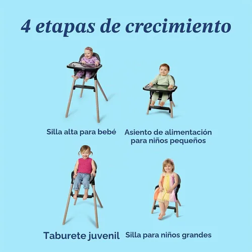 Vista 2 de Graco Ready2Dine DLX - Silla alta 4 en 1, color Hazen