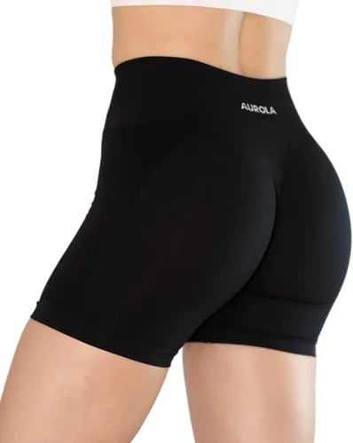 Vista 5 de AUROLA Intensify Shorts Women's Athletic Seamless High Waisted Running Gym Fitness Yoga Workout Short