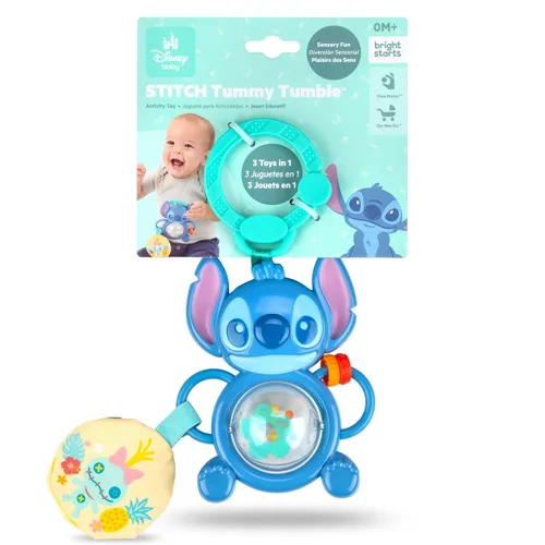 Vista 14 de Bright Starts Disney Baby Winnie The Pooh Juguete de Actividad Oso Ocupado, Juguete de Cochecito Unisex, Recién Nacidos en Adelante