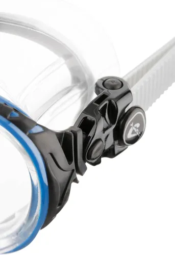 Vista 2 de Cressi Máscara de buceo de alta gama para adultos, fabricada en silicona de cristal revolucionario, cristal evolutivo de ojos grandes: fabricado