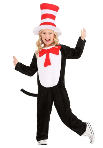 Vista 3 de Disfraz Infantil de El Gato Ensombrerado Multicolor