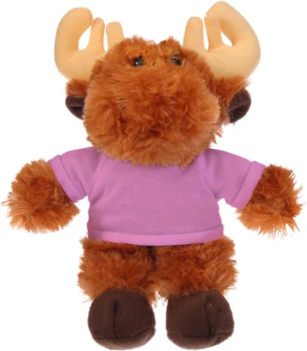 Vista 7 de Plushland Alce flexible de 8 pulgadas con camiseta, regalo personalizado, texto personalizado en la camiseta, gran regalo para el día de la madre