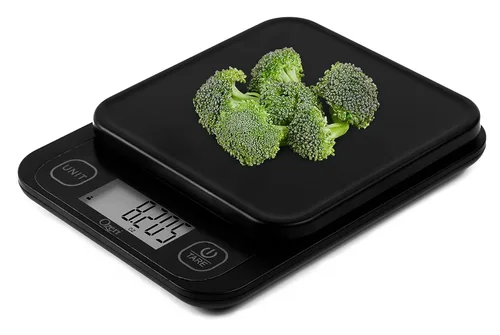Vista 5 de Ozeri Báscula de jardín y cocina II, con tecnología de graduación variable 420® de 0.1 g (0.005 oz) Measures most delicate garden herbs and greens
