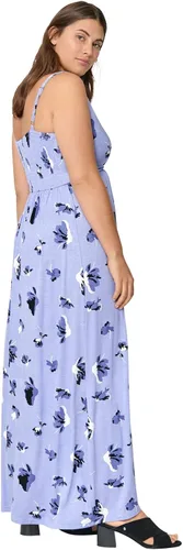 Vista 3 de ellos Vestido largo de punto para mujer de talla grande