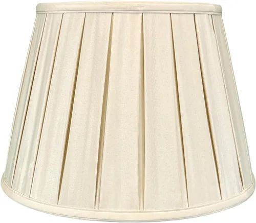 Vista 2 de Royal Designs, Inc. Empire English Pleat Lamp Shade, BSO-724-14BG, 10 x 14.5 x 10, Beige