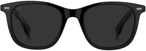 Vista 2 de Hugo Boss Gafas de sol de acetato ecológico B1366S 807IR Negro 2.008 in, Negro