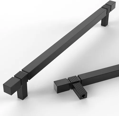 Vista 15 de Asidrama - Paquete de 6 manijas de gabinete de cocina color níquel satinado cepillado de 3.75 pulgadas (96mm), tiradores para gabinete, accesorios