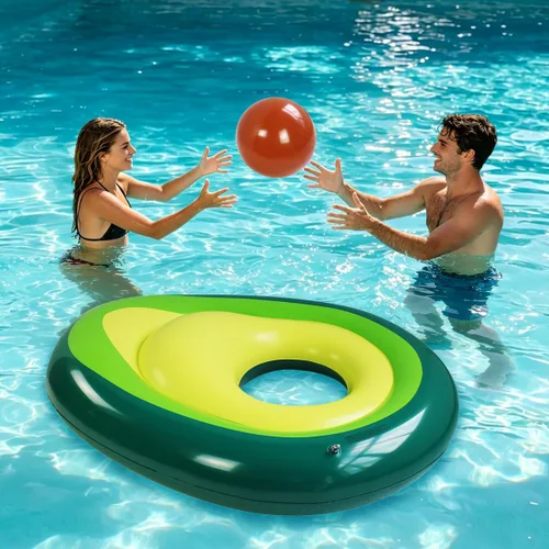 Vista 4 de ZHUYNXIR Flotador de piscina para adultos, flotadores de piscina, silla flotante de piscina para adultos, ideal para relajarse en la piscina y haber