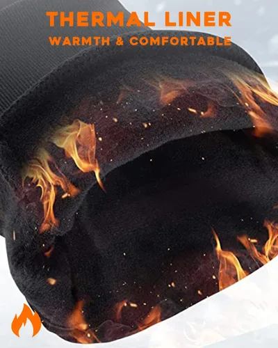 Vista 5 de Tmani Guantes de invierno para mujeres y hombres guantes térmicos para correr con forro fino para pantalla táctil guantes ligeros para caminar