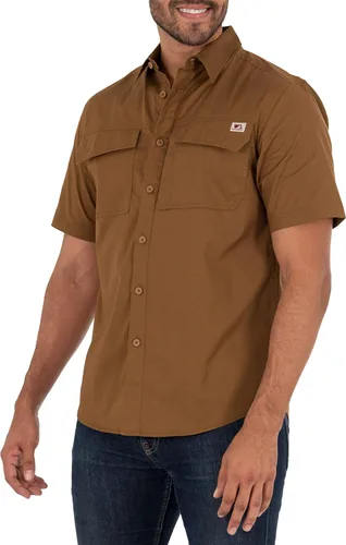 Vista 6 de Wells Lamont Industrial Mens Short Sleeve Ventilated Back Performance Work Shirt
