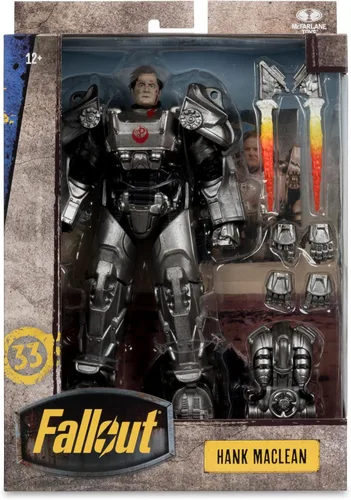 Vista 7 de McFarlane Toys - Figura de acción de lujo Fallout Hank MacLean de 7 pulgadas