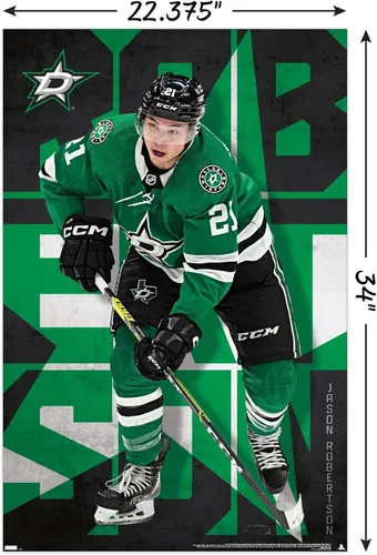 Vista 3 de Trends International Póster de pared de Jason Robertson 23 de la NHL Dallas