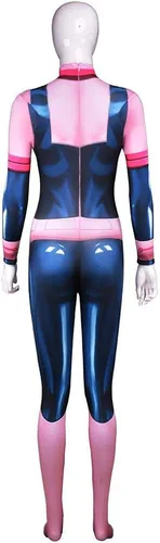 Vista 2 de Cosplay Life - Disfraz de My Hero Academia para Cosplay - Disfraz de animé Boku No Hero traje de cuerpo entero con tela de licra para Cosplay