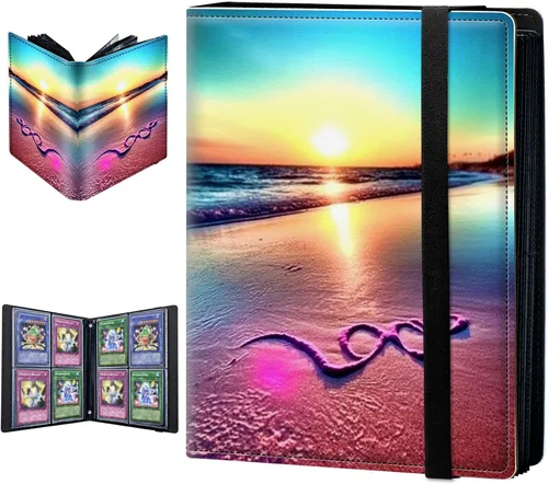 Vista 12 de Carpeta para tarjetas intercambiables, 4 bolsillos para tarjetas intercambiables, 160 bolsillos de doble cara, funda para tarjetas