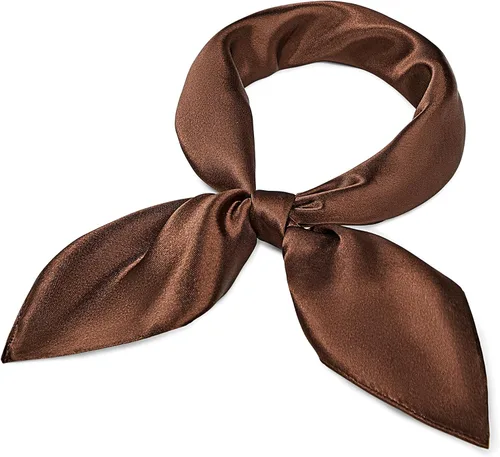 Vista 36 de American Trends Bufanda de seda para mujer, bufandas de satén para la cabeza, bufanda cuadrada para el cuello, bufanda ligera de seda como bandana