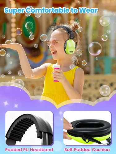 Vista 4 de Dr.meter Auriculares con cancelación de ruido para niños, 3