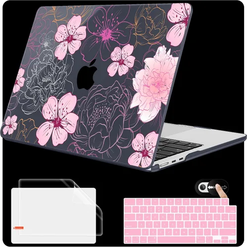 Vista 29 de Mektron Funda para MacBook Air 2025 M4 de 13.6 pulgadas A3240 Compatible con 2023 A2681 M2 2024 A3113 M3 Chip con Liquid Retina Display Touch ID