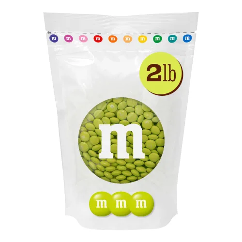 Vista 17 de M&M's - Bolsa de dulces de un solo color, de chocolate con leche, a granel.