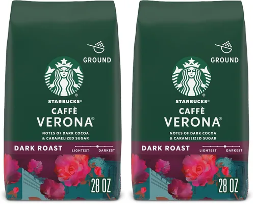 Vista 47 de Starbucks Café de tierra asado oscuro asado francés, bolsa de 28 onzas Café molido 100% arábigo; tostado francés tostado oscuro; 1 bolsa, 28 onzas