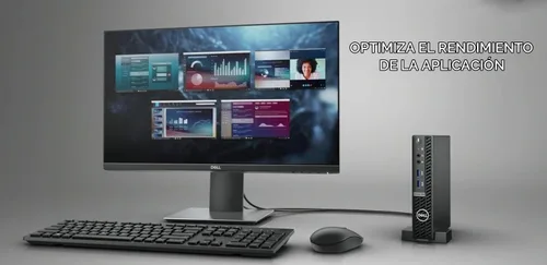 Vista 6 de Dell OptiPlex 3000 3080 - Computadora de sobremesa Intel Core i3 de 10ª generación i3-10100T de cuatro núcleos (4 núcleos) 3 GHz, DDR4 SDRAM de 8 GB