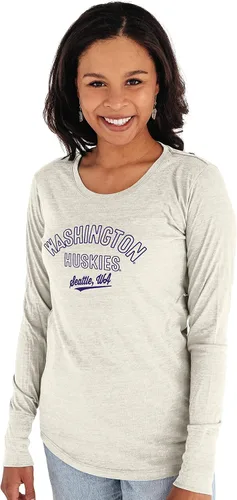 Vista 5 de Blue 84 NCAA playera de tres combinaciones de manga larga para mujer Campus
