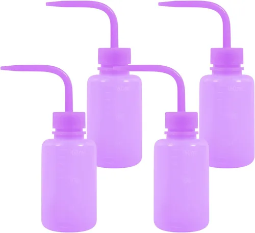 Vista 18 de Paquete de 4 botellas de lavado de tatuajes con difusor de chorro de agua (negro, 5.1 fl oz)